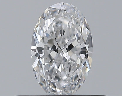 0.39CT OVAL VVS1 D WH