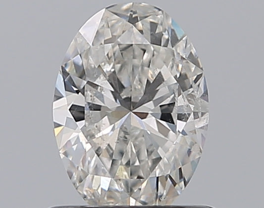 0.70CT OVAL SI2 G WH