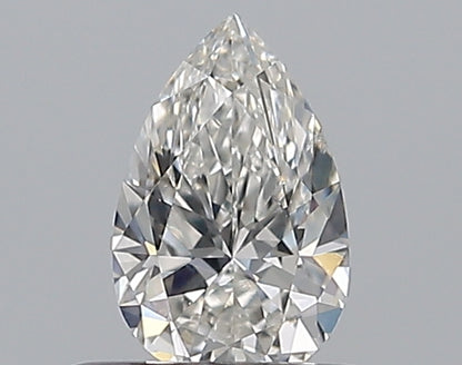 0.37CT PEAR SI1 G WH