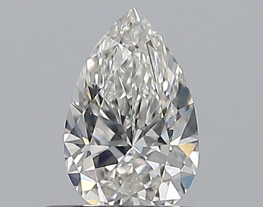 0.37CT PEAR SI1 G WH