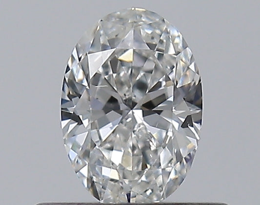 0.40CT OVAL SI1 F WH