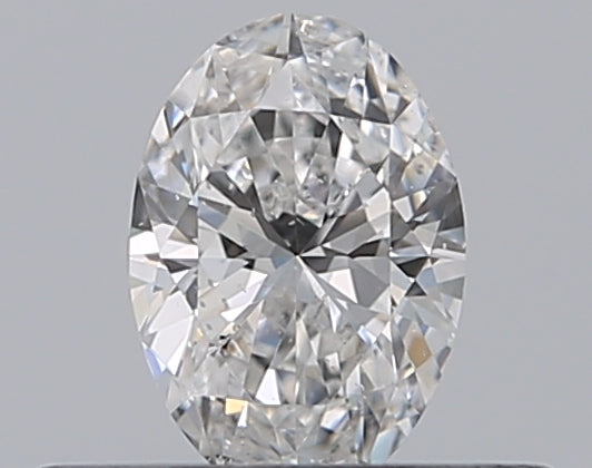 0.30CT OVAL SI2 D WH