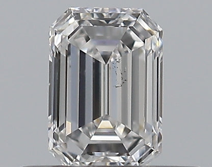 0.36CT EMERALD SI1 E WH