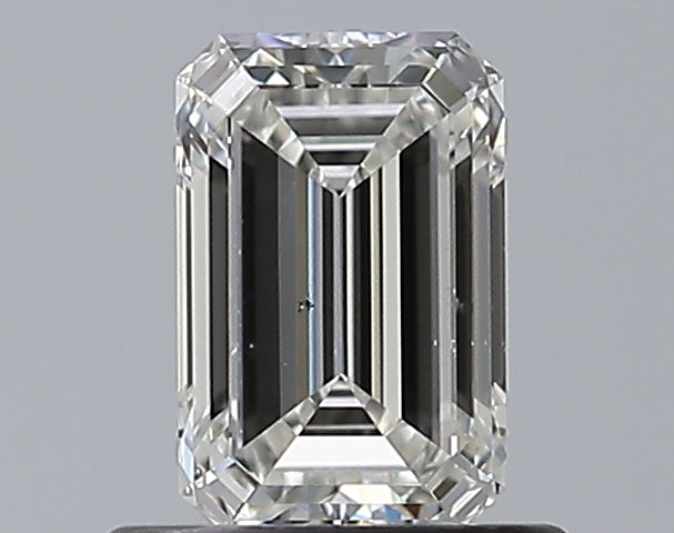 0.70CT EMERALD SI1 H WH