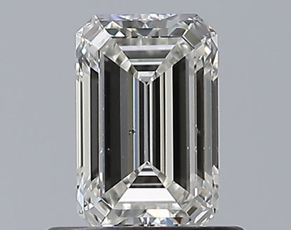 0.70CT EMERALD SI1 H WH