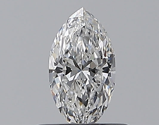 0.43CT MARQUISE VVS2 E WH