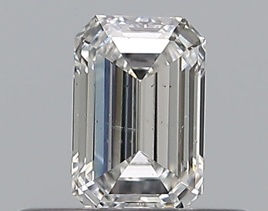 0.30CT EMERALD SI1 E WH