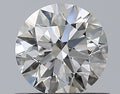 0.65CT ROUND VVS2 G WH