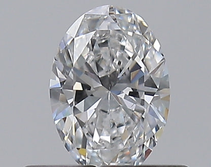0.35CT OVAL SI2 D WH