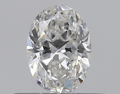 0.30CT OVAL SI1 F WH