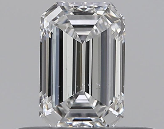 0.36CT EMERALD SI1 E WH