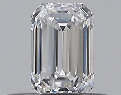 0.30CT EMERALD VVS2 D WH