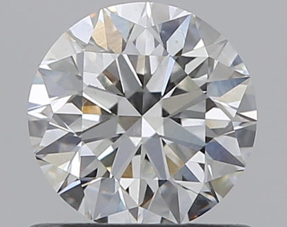 0.65CT ROUND SI1 G WH