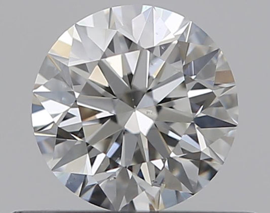 0.38CT ROUND SI1 G WH