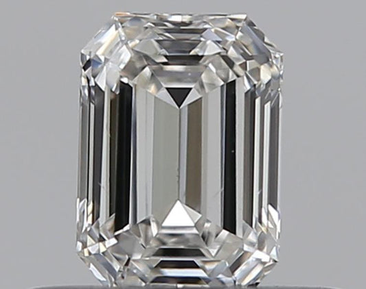 0.33CT EMERALD SI1 G WH