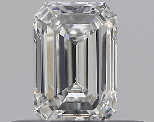 0.33CT EMERALD SI1 G WH