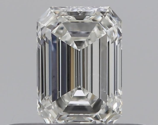 0.31CT EMERALD SI1 G WH