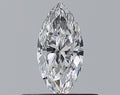 0.34CT MARQUISE SI1 D WH