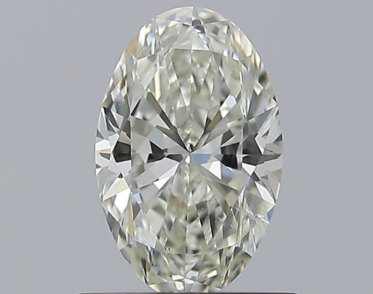 0.73CT OVAL SI1 K WH