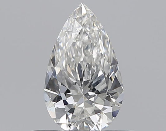 0.40CT PEAR SI1 G WH
