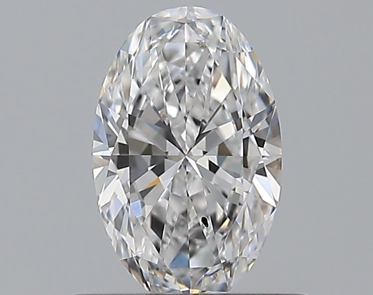0.55CT OVAL SI2 D WH