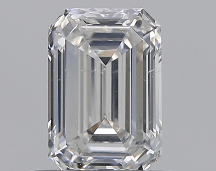 0.65CT EMERALD SI1 F WH