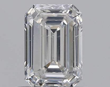 0.65CT EMERALD SI1 F WH