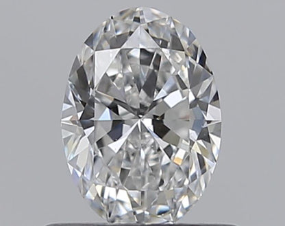 0.50CT OVAL VS2 E WH