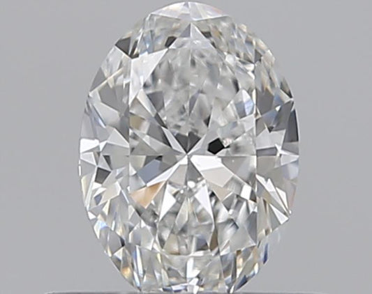 0.38CT OVAL VS1 F WH