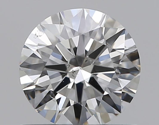 0.57CT ROUND SI2 G WH