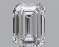 0.66CT EMERALD IF D WH