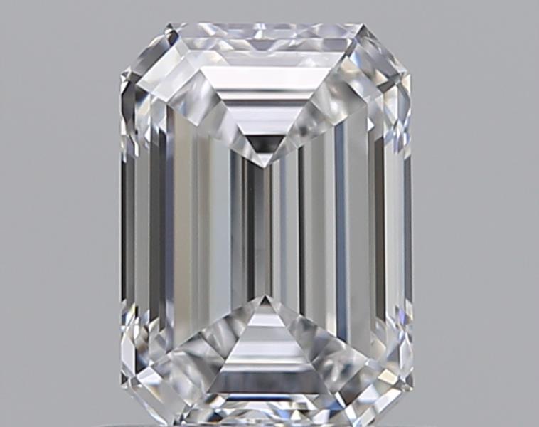 0.66CT EMERALD IF D WH