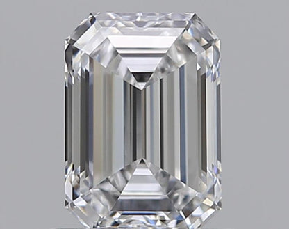 0.66CT EMERALD IF D WH