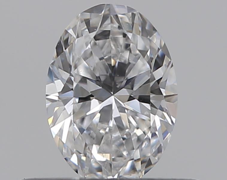 0.31CT OVAL SI1 D WH
