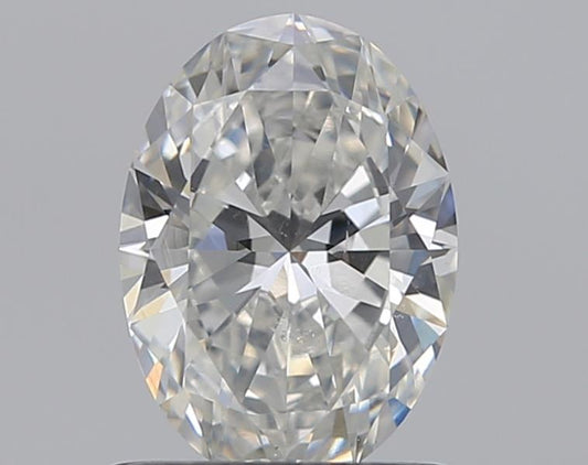 0.81CT OVAL SI1 G WH