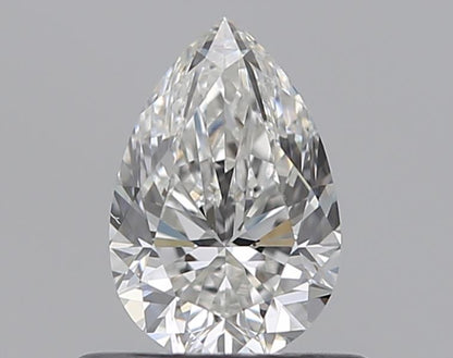 0.50CT PEAR SI1 F WH