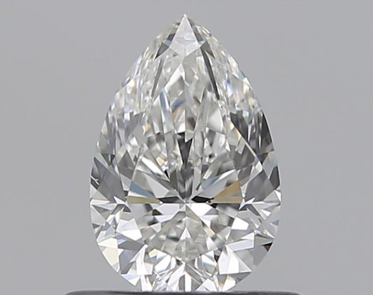0.50CT PEAR SI1 F WH