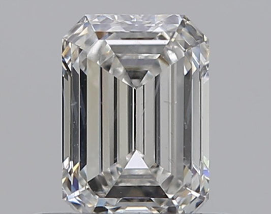 0.50CT EMERALD SI2 G WH