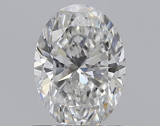 0.60CT OVAL SI2 G WH