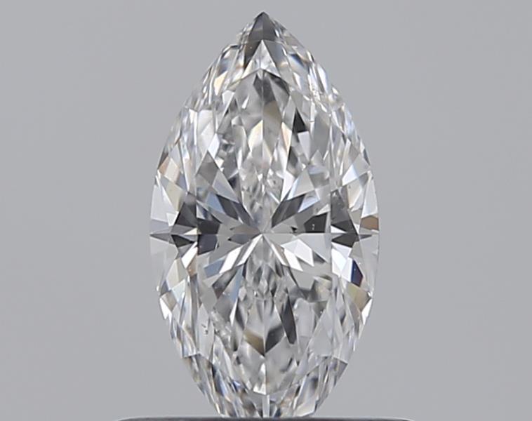 0.50CT MARQUISE SI1 D WH