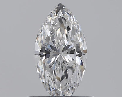 0.50CT MARQUISE SI1 D WH