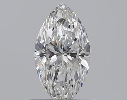 0.50CT MARQUISE SI1 F WH