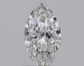 0.50CT MARQUISE SI1 F WH