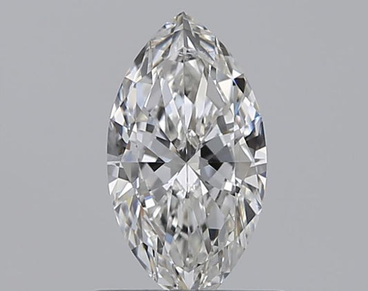 0.50CT MARQUISE SI1 F WH