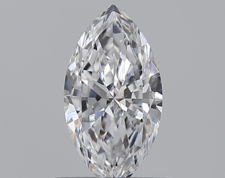 0.50CT MARQUISE SI2 D WH