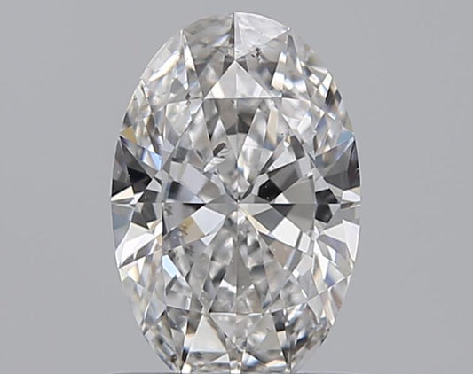 0.60CT OVAL SI2 F WH