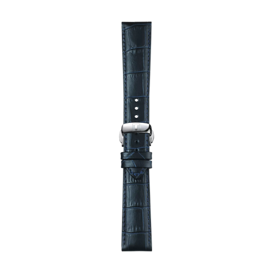 Tissot Official Blue Leather Strap Lugs 21 mm 1