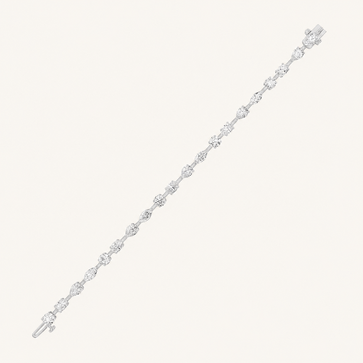 6CT Multistone Lab Grown Diamond East & West Bracelet