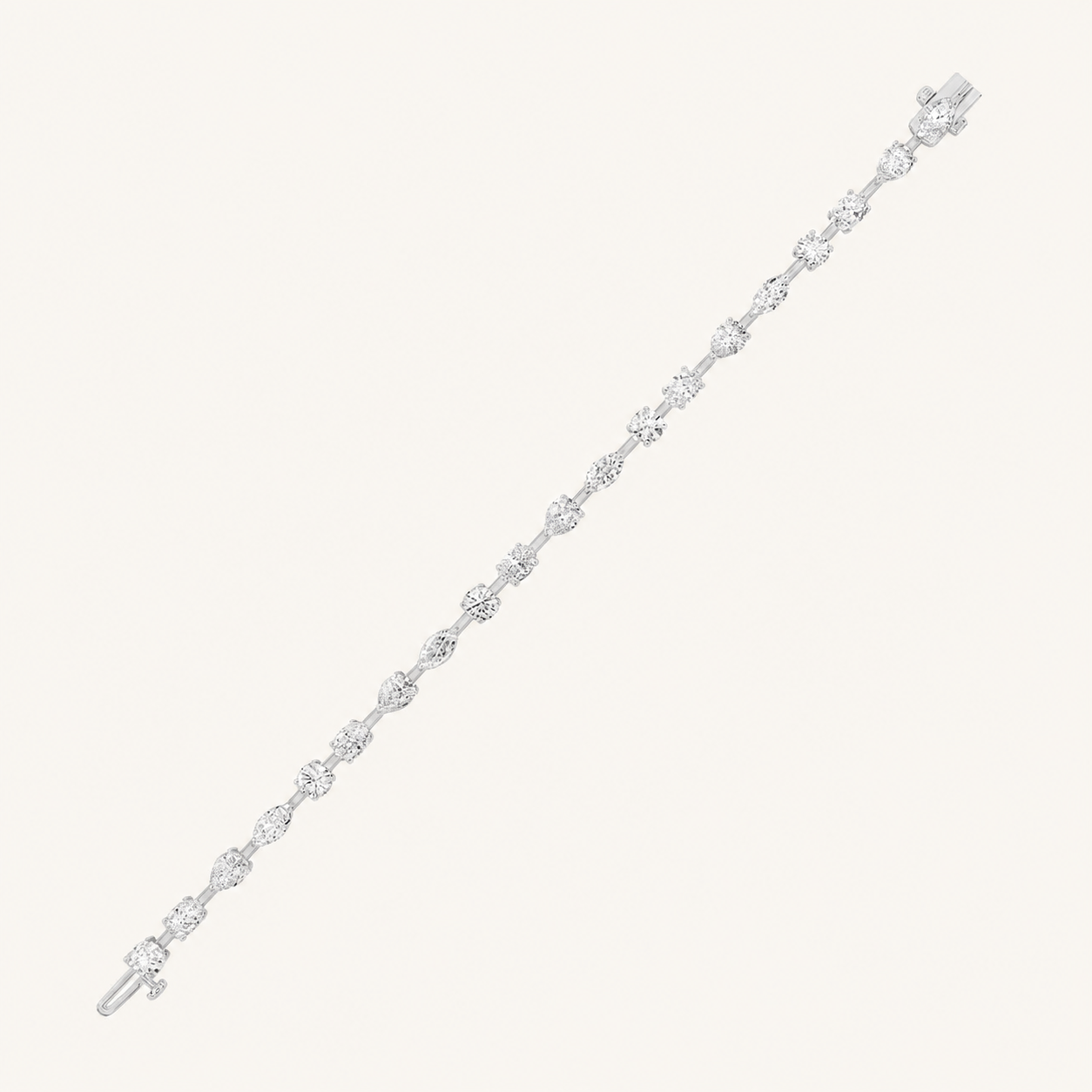 6CT Multistone Lab Grown Diamond East & West Bracelet