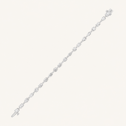 6CT Multistone Lab Grown Diamond East & West Bracelet